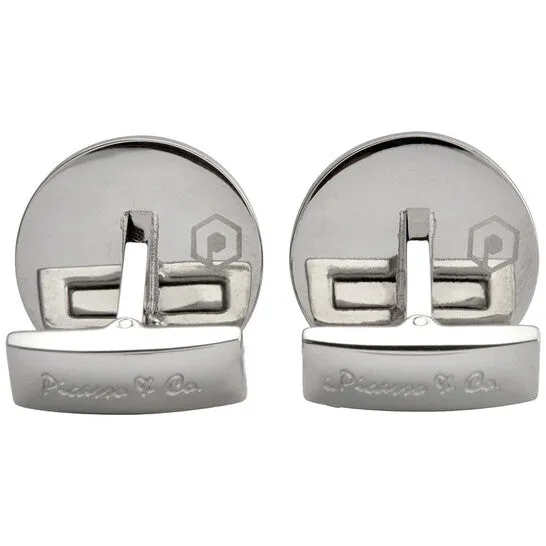 Bracelets JMS always Original Picasso and Co Round Stainless SteelBlack Laquer Cufflinks Bracelets JMS always Original Picasso and Co Round Stainless SteelBlack Laquer Cufflinks