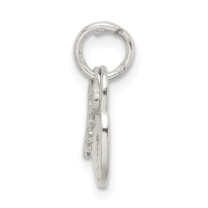 Rings Sterling Silver Lock Key Charm TreasureFineJewelers
