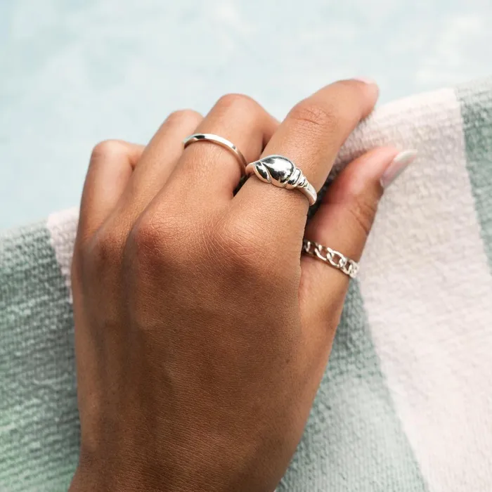Rings WellDunn Helix Silver Ring