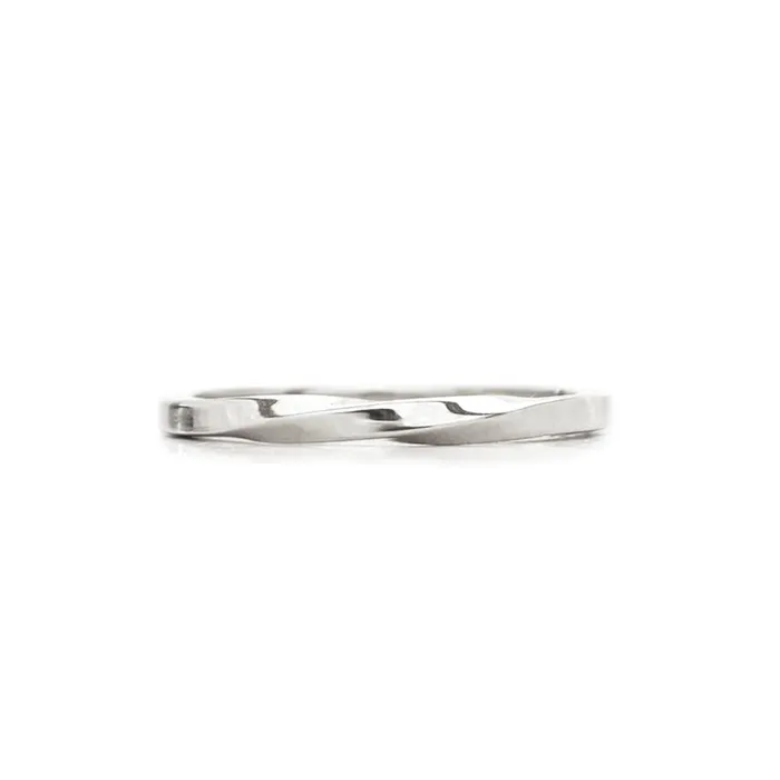Rings WellDunn Helix Silver Ring