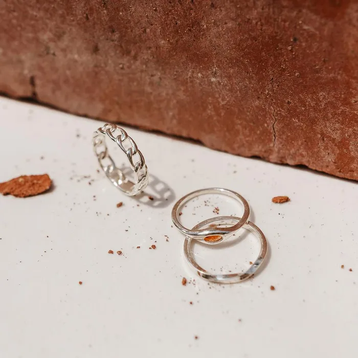 Rings WellDunn Helix Silver Ring
