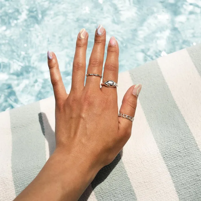 Rings WellDunn Helix Silver Ring