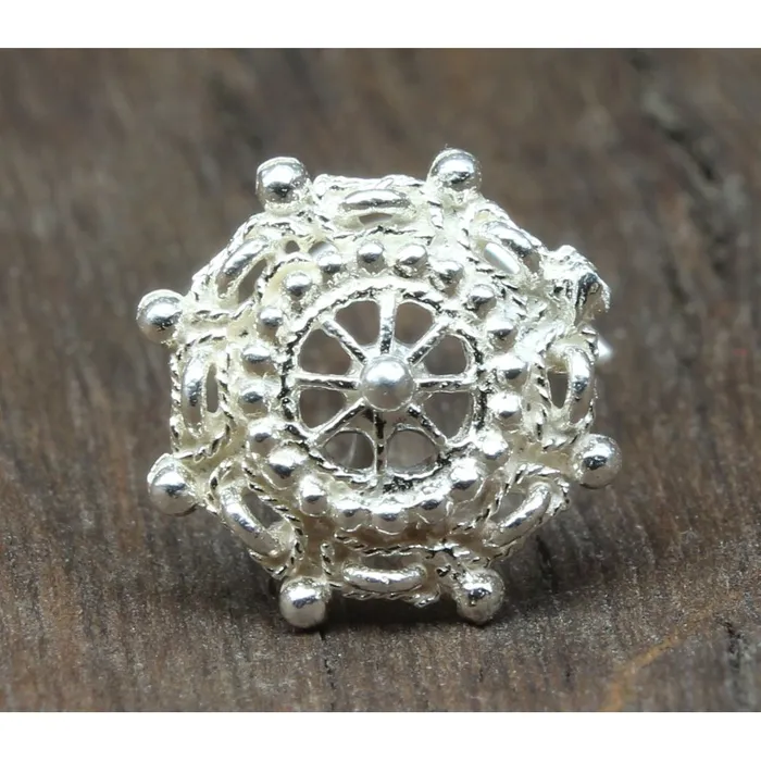 Indian 925 Sterling Silver Nose Stud corkscrew piercing nose ring L Bend 22g Karizma Jewels Rings