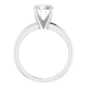 Rings 14K White 75 mm Round Forever One Moissanite Engagement Ring 653378641PSTWBC WB Choice Jewelry Rings 14K White 75 mm Round Forever One Moissanite Engagement Ring 653378641PSTWBC WB Choice Jewelry