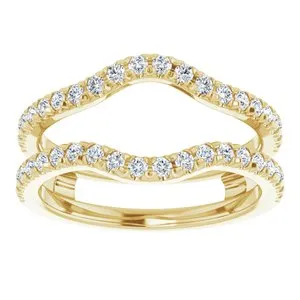 Rings 14K Yellow 12 CTW Diamond FrenchSet Ring Guard Mounting124127601PSTWBC WB Choice Jewelry Rings 14K Yellow 12 CTW Diamond FrenchSet Ring Guard Mounting124127601PSTWBC WB Choice Jewelry