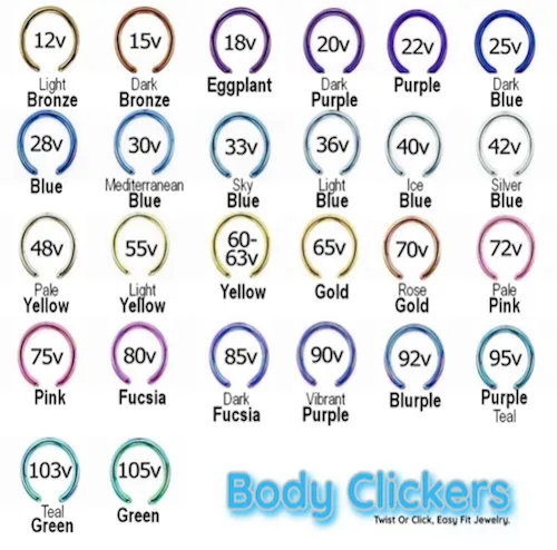 Rings Body Clickers Beaded Teardrop Clicker Ring 16g Rings Body Clickers Beaded Teardrop Clicker Ring 16g