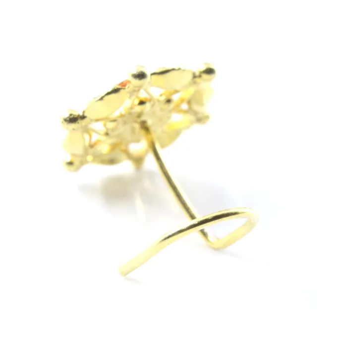 Rings Real Sterling Silver CZ Women Excellent gifting Twisted nose ring 22g Karizma Jewels