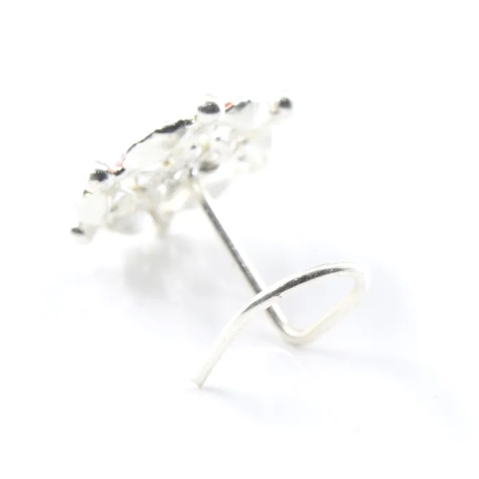 Rings Real Sterling Silver CZ Women Excellent gifting Twisted nose ring 22g Karizma Jewels