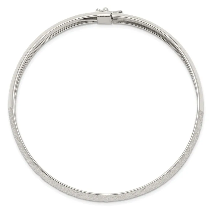 Rings Sterling Silver 105mm Polished DC Flexible BangleWBCQB591 WB Choice Jewelry Rings Sterling Silver 105mm Polished DC Flexible BangleWBCQB591 WB Choice Jewelry