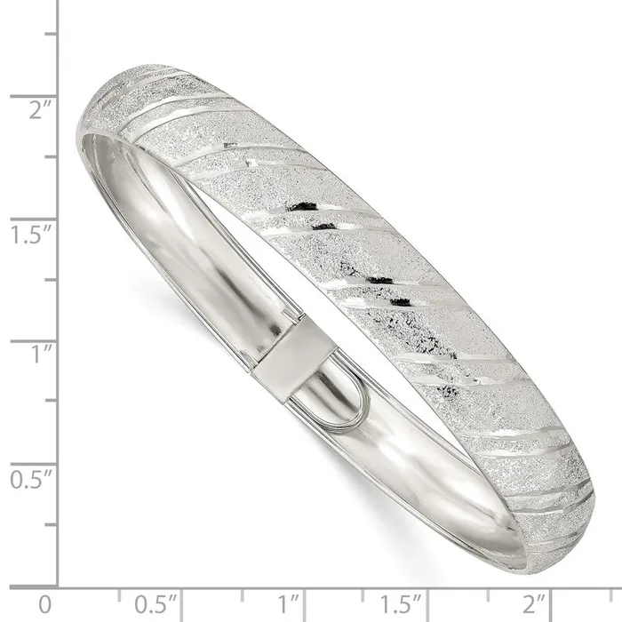 Rings Sterling Silver 105mm Polished DC Flexible BangleWBCQB591 WB Choice Jewelry Rings Sterling Silver 105mm Polished DC Flexible BangleWBCQB591 WB Choice Jewelry