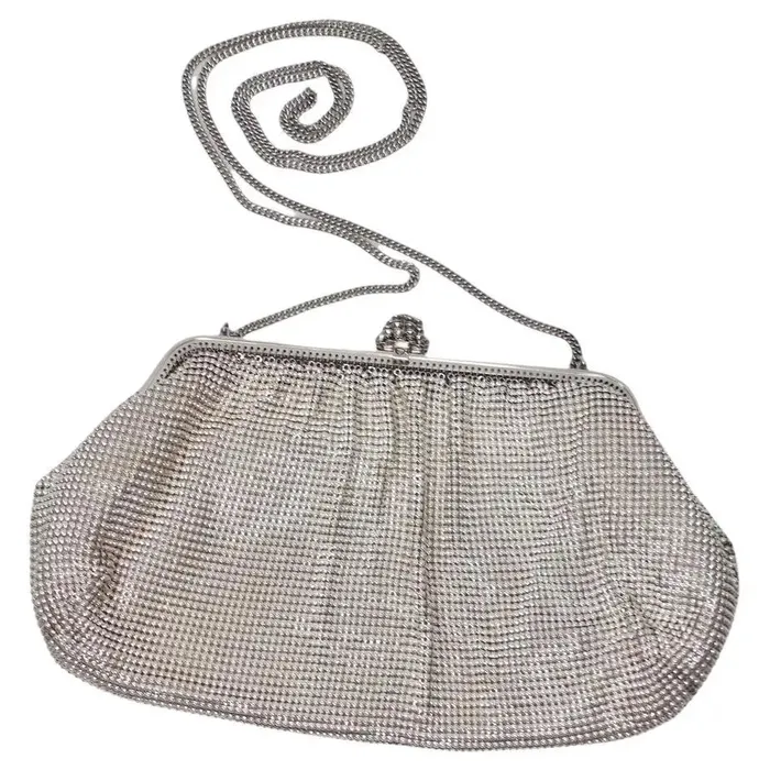 Rings Vintage by Misty Whiting Davis Silver Chainmail Clutch