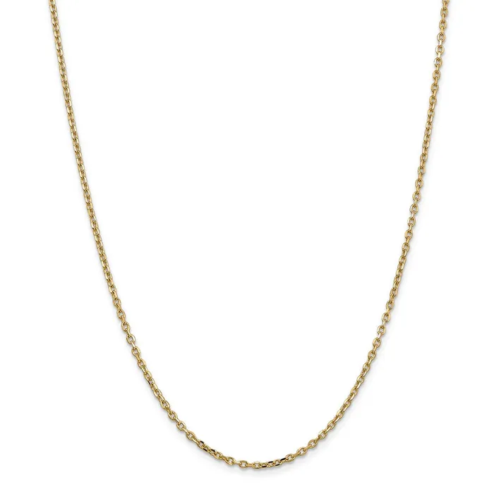 WB Choice Jewelry Rings 14k 22mm DC Round Open Link Cable ChainWBCPEN20522 WB Choice Jewelry Rings 14k 22mm DC Round Open Link Cable ChainWBCPEN20522