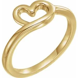 WB Choice Jewelry Rings 14K Rose Heart Youth Ring 51743103PSTWBC WB Choice Jewelry Rings 14K Rose Heart Youth Ring 51743103PSTWBC