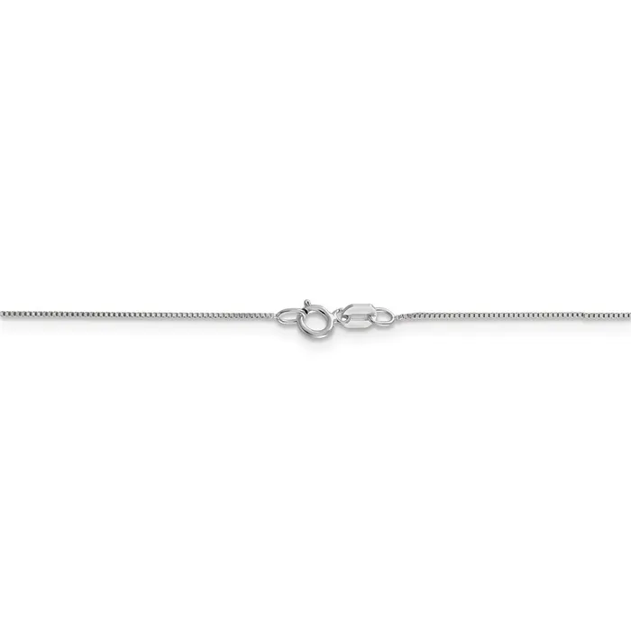 WB Choice Jewelry Rings 14k WG 5mm Box with Spring Ring Clasp ChainWBCWLB04024 WB Choice Jewelry Rings 14k WG 5mm Box with Spring Ring Clasp ChainWBCWLB04024