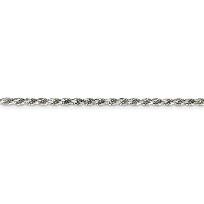 WB Choice Jewelry Sterling Silver Rhodiumplated 225mm Diamondcut Rope ChainWBCQDC050R26 Rings WB Choice Jewelry Sterling Silver Rhodiumplated 225mm Diamondcut Rope ChainWBCQDC050R26 Rings