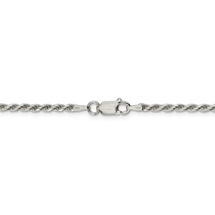 WB Choice Jewelry Sterling Silver Rhodiumplated 225mm Diamondcut Rope ChainWBCQDC050R26 Rings WB Choice Jewelry Sterling Silver Rhodiumplated 225mm Diamondcut Rope ChainWBCQDC050R26 Rings