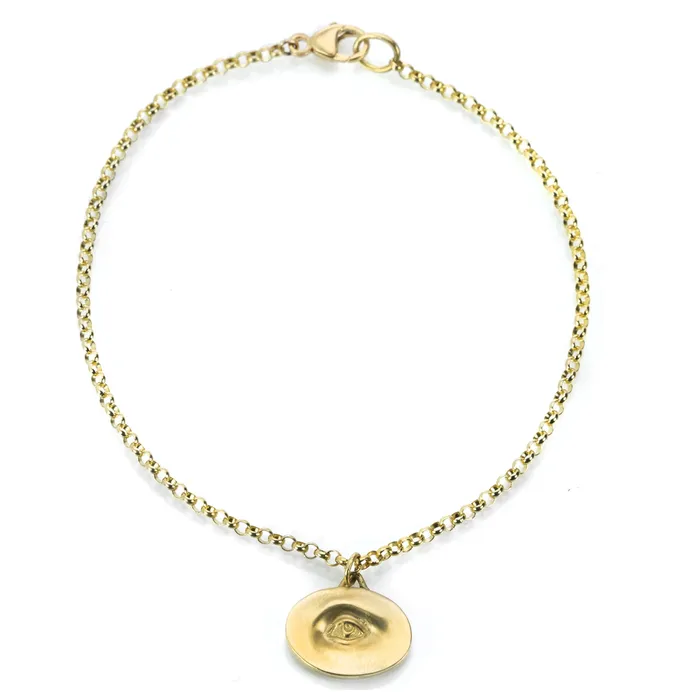 18k Small Eye Bracelet Gabriella Kiss Bracelets