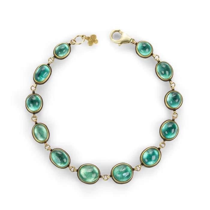 Ananda Khalsa Bracelets Apatite Cabochon Bracelet