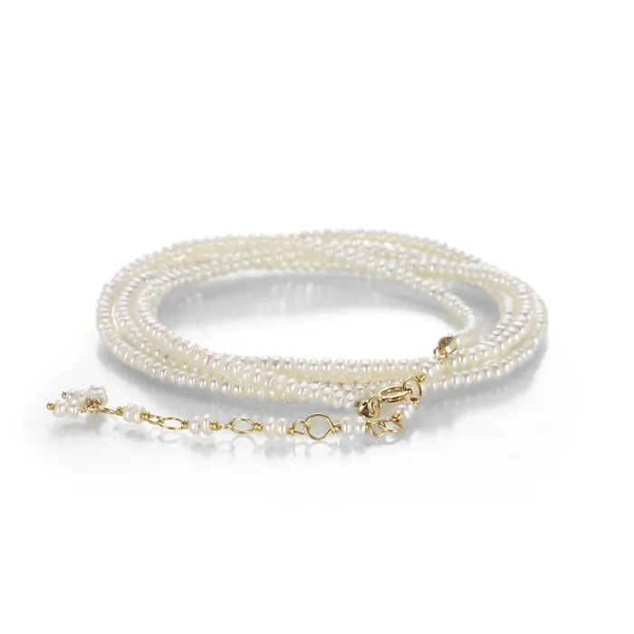 Anne Sportun 18k White Pearl Wrap Bracelet Bracelets