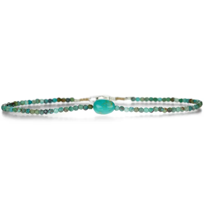 Double Turquoise Beaded Bracelet Margaret Solow Bracelets