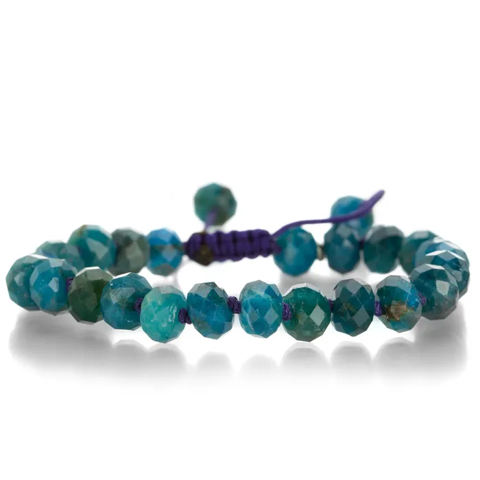Faceted 8mm Apatite Bracelet Joseph Brooks Bracelets