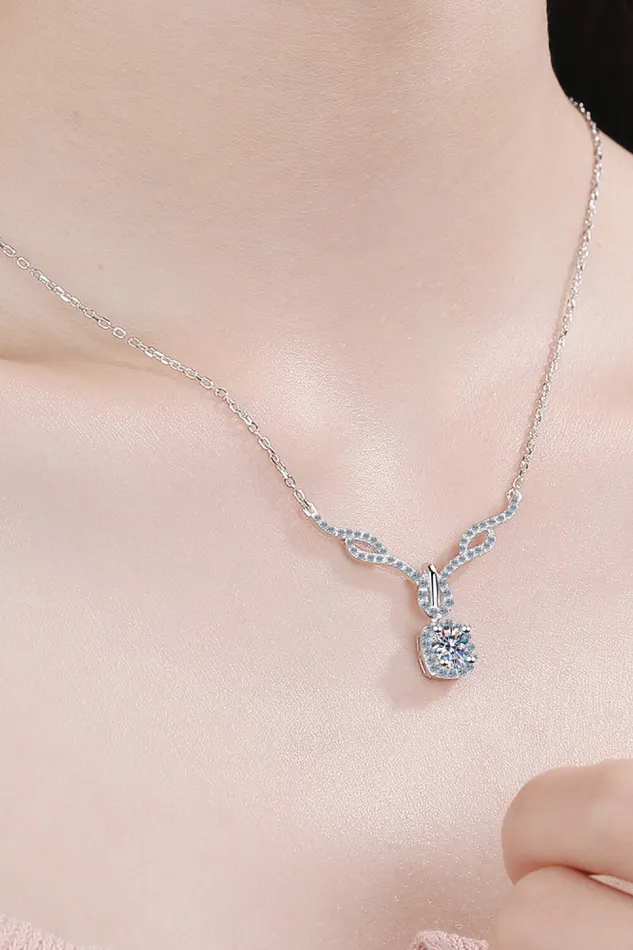 Right On Trend Moissanite Pendant Necklace Trendsi Necklaces