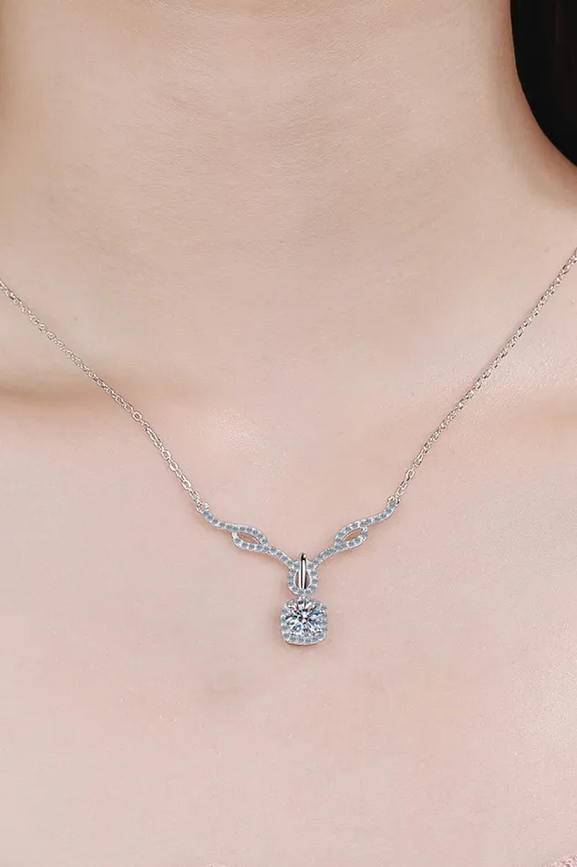 Right On Trend Moissanite Pendant Necklace Trendsi Necklaces