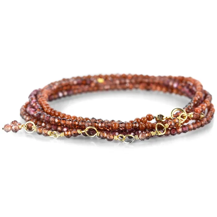 Wine Ombre Wrap Bracelet Anne Sportun Bracelets