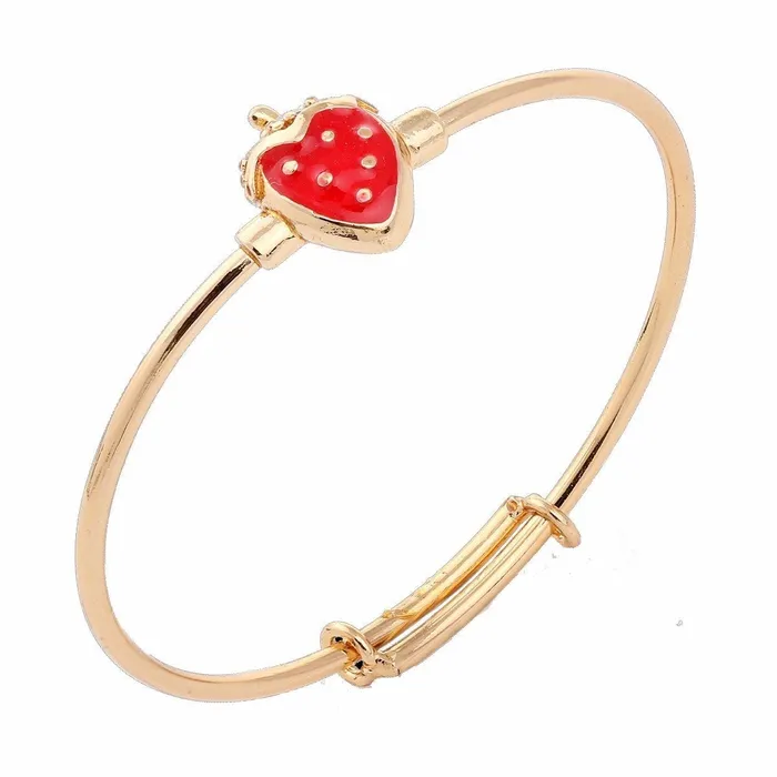 Earrings Gold Color Red Strawberry Pave Bangles Bracelets sparklingselections Earrings Gold Color Red Strawberry Pave Bangles Bracelets sparklingselections