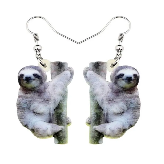 Earrings sparklingselections New Cartoon South American Sloth Dangle Drop Earrings Earrings sparklingselections New Cartoon South American Sloth Dangle Drop Earrings