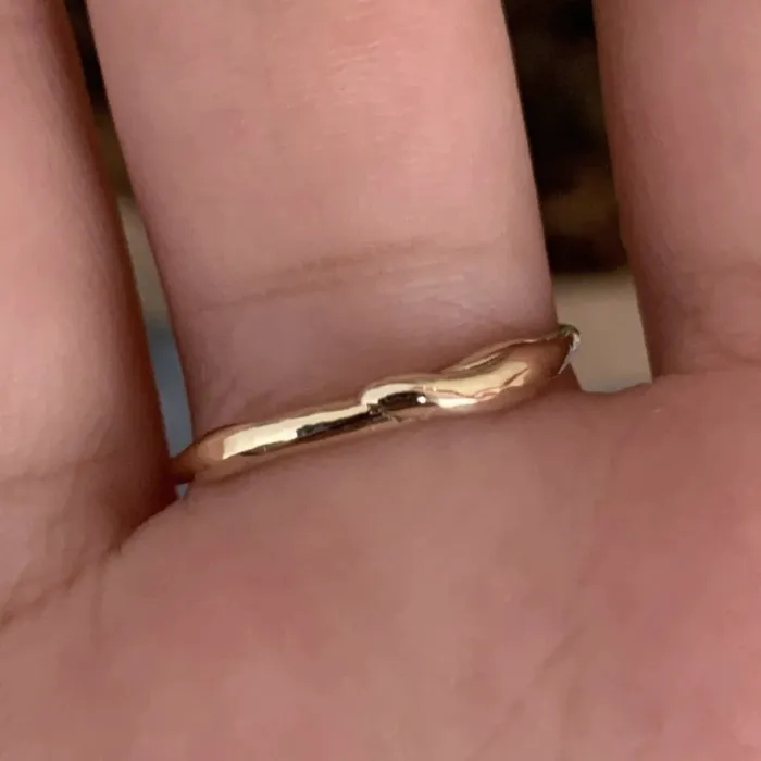 Emily Amey Jewelry Tidal Waves Diamond Band In 14k Gold Rings