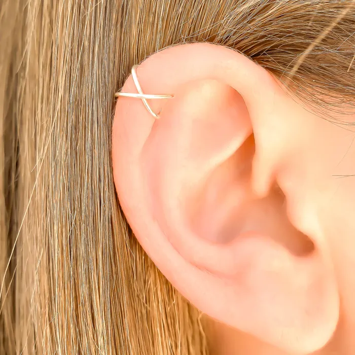 Infinity Cartilage Ear Cuff Hoops By Hand Earrings