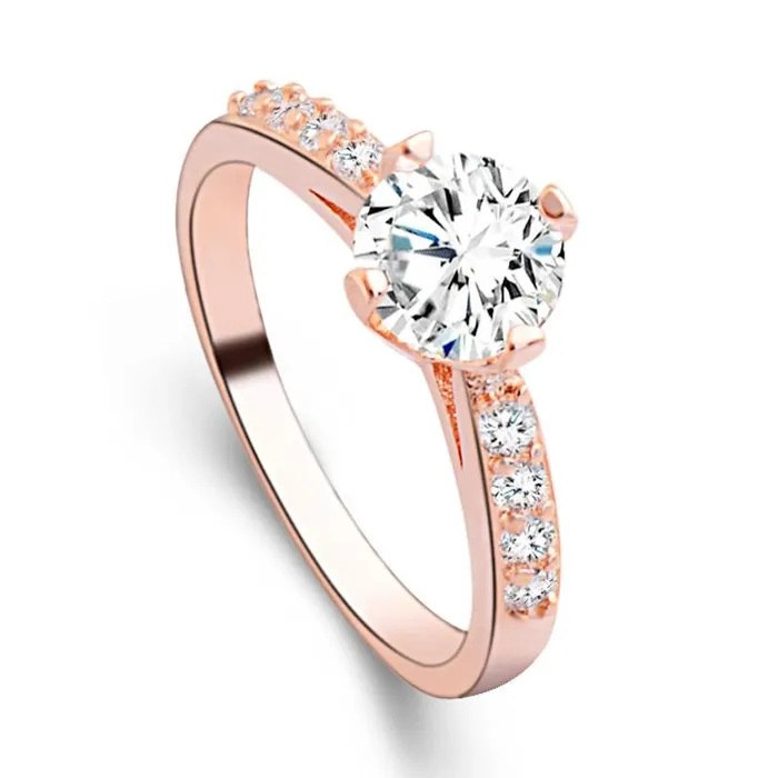 New Stylish Gold Color Shiny Attractive Cubic Zirconia Ring sparklingselections Rings New Stylish Gold Color Shiny Attractive Cubic Zirconia Ring sparklingselections Rings