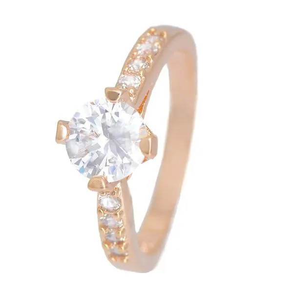 New Stylish Gold Color Shiny Attractive Cubic Zirconia Ring sparklingselections Rings New Stylish Gold Color Shiny Attractive Cubic Zirconia Ring sparklingselections Rings