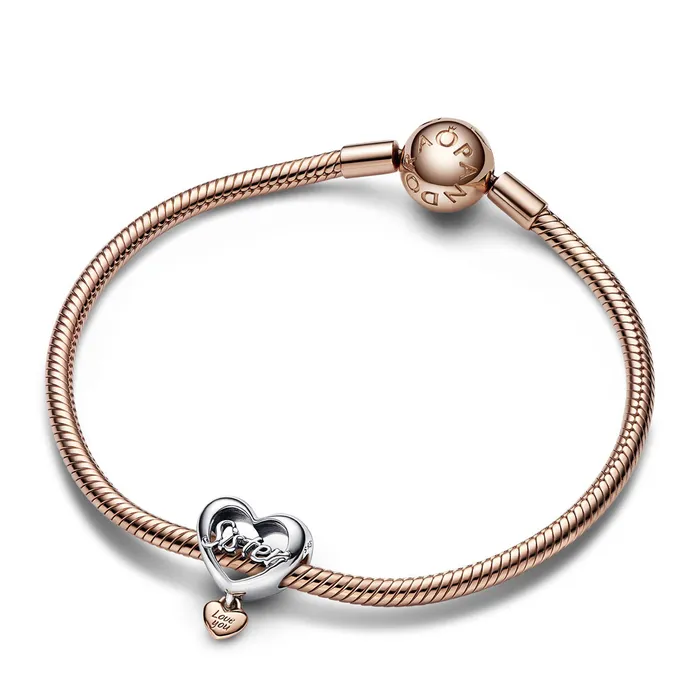 Pandora Love You Sister Heart Charm Pandora Charm Necklaces