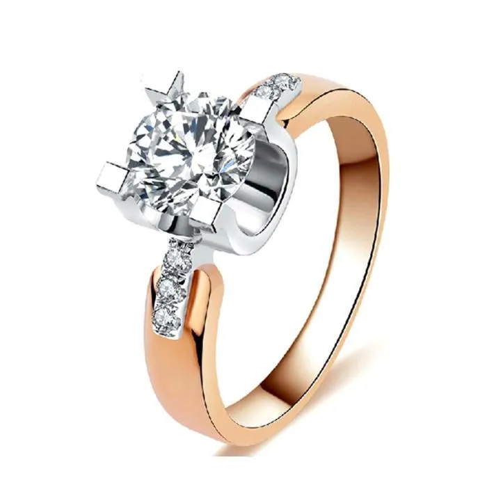 Rings CLASSIC RING WITH ROUND CUT 15 CARAT AAA CUBIC ZIRCON 18K PLATINUM PLATED OR ROSE GOLD COLOR sparklingselections Rings CLASSIC RING WITH ROUND CUT 15 CARAT AAA CUBIC ZIRCON 18K PLATINUM PLATED OR ROSE GOLD COLOR sparklingselections