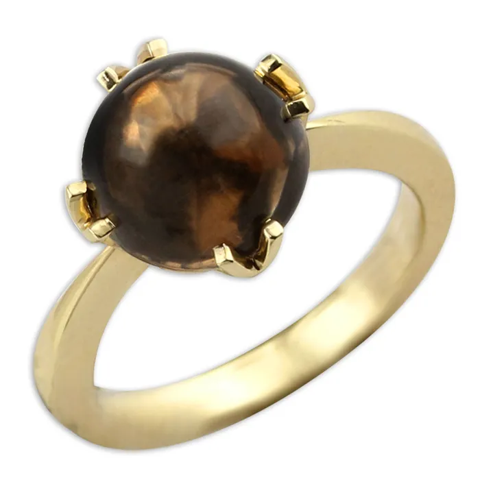 Rings Frederic Sage Smoky Quartz Mini Jelly Bean Ring336860