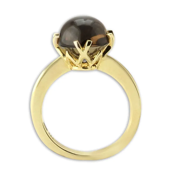 Rings Frederic Sage Smoky Quartz Mini Jelly Bean Ring336860