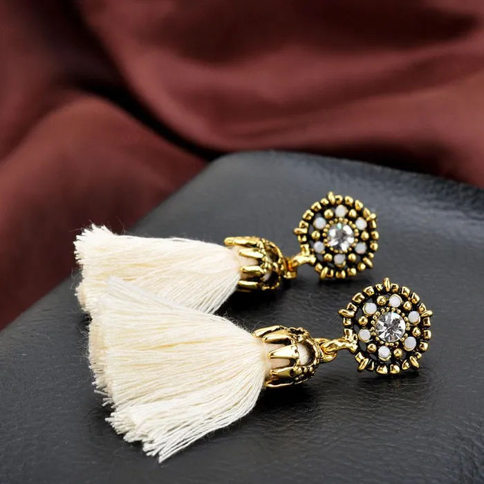sparklingselections Earrings New Crystal Tassel Hot Fashion Drop Dangle Earrings For Anniversary Engagement GiftParty Wedding