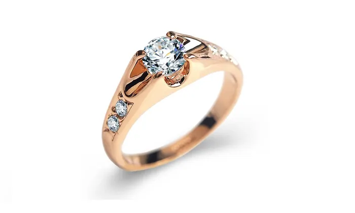 sparklingselections Rose Gold color Engagement Rings Rings