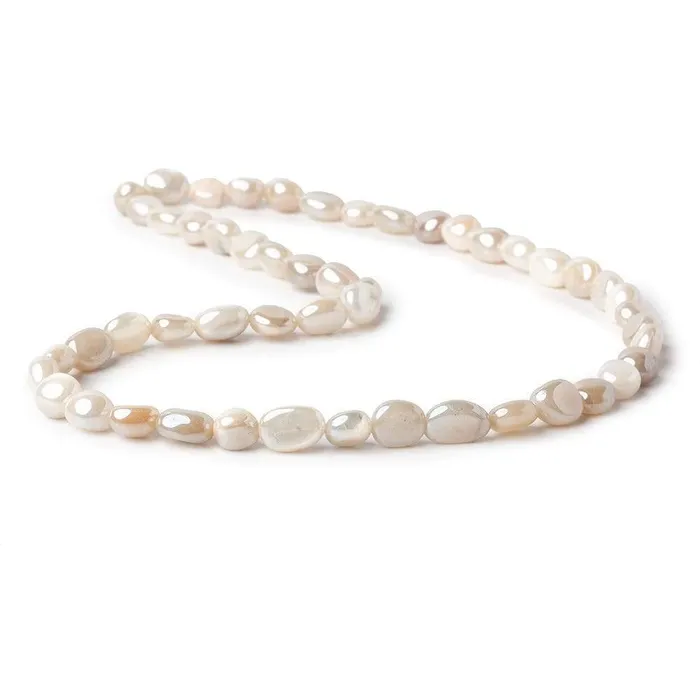 6x79x7mm Silver Mystic Creamy White Moonstone plain nuggets 16 inch 50 beads Beadsofcambaycom Rings 6x79x7mm Silver Mystic Creamy White Moonstone plain nuggets 16 inch 50 beads Beadsofcambaycom Rings