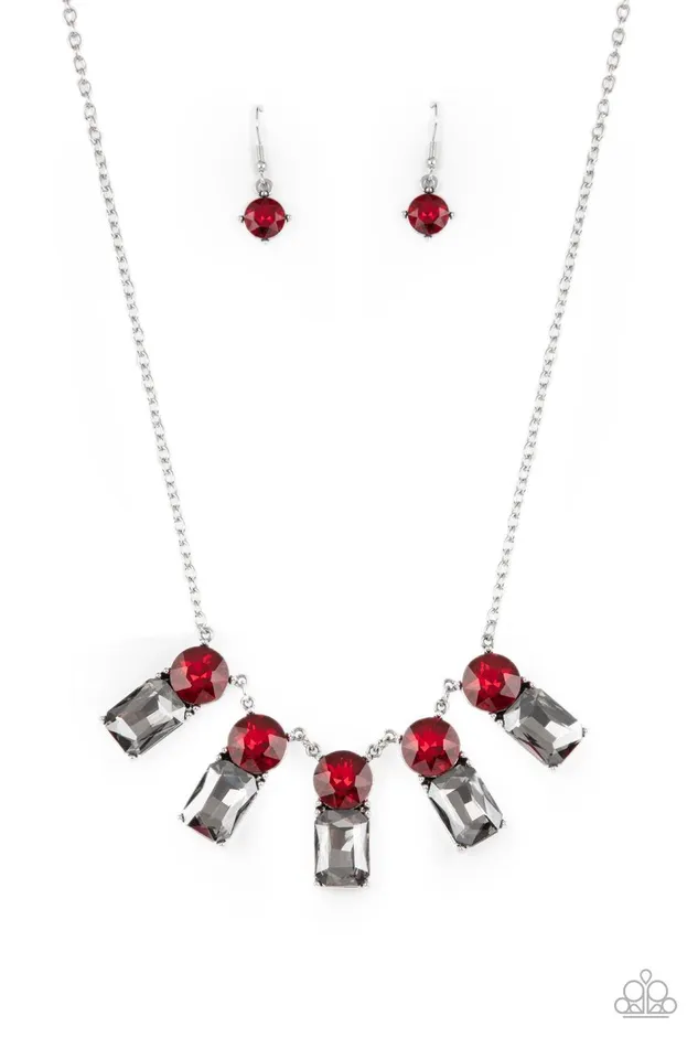 Paparazzi Accessories Necklaces Celestial Royal Red NecklaceJewelry by Bretta