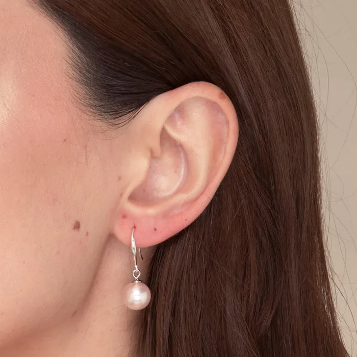 Pink Freshwater Pearl Drop Earrings Camile Stone Earrings Pink Freshwater Pearl Drop Earrings Camile Stone Earrings