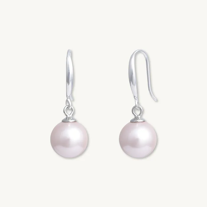 Pink Freshwater Pearl Drop Earrings Camile Stone Earrings Pink Freshwater Pearl Drop Earrings Camile Stone Earrings