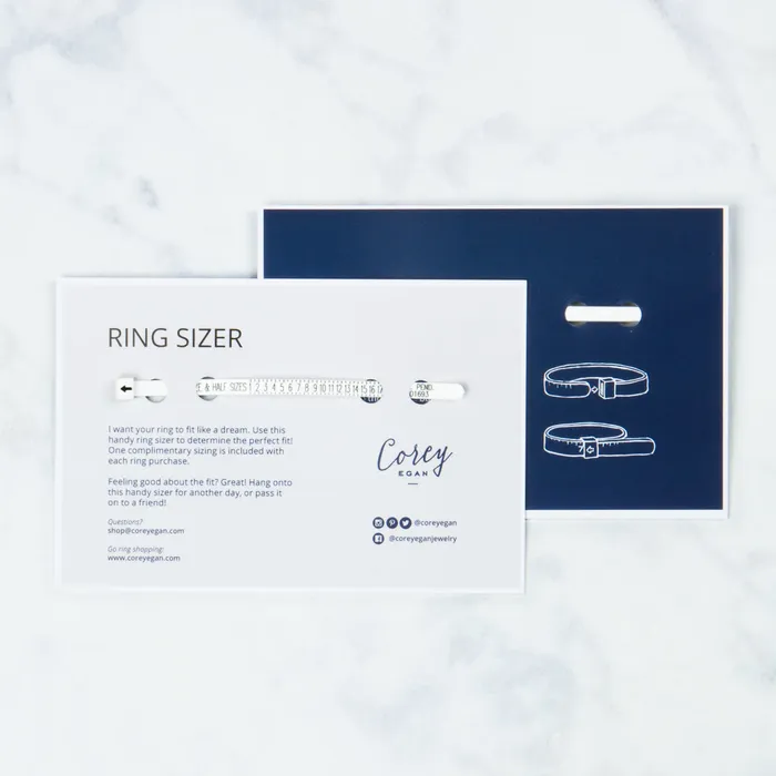 Corey Egan Rings Ring Sizer