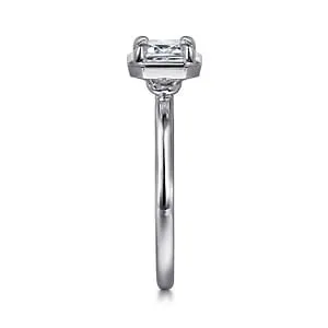 Gabriel Contemporary Collection 14K White Gold 000ctw 4 Prong Style Diamond SemiMount Engagement Ring GABRIEL CO Rings Gabriel Contemporary Collection 14K White Gold 000ctw 4 Prong Style Diamond SemiMount Engagement Ring GABRIEL CO Rings