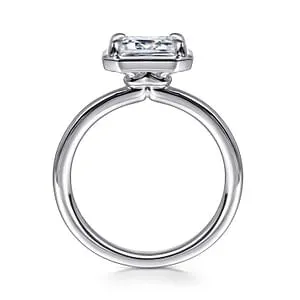 Gabriel Contemporary Collection 14K White Gold 000ctw 4 Prong Style Diamond SemiMount Engagement Ring GABRIEL CO Rings Gabriel Contemporary Collection 14K White Gold 000ctw 4 Prong Style Diamond SemiMount Engagement Ring GABRIEL CO Rings