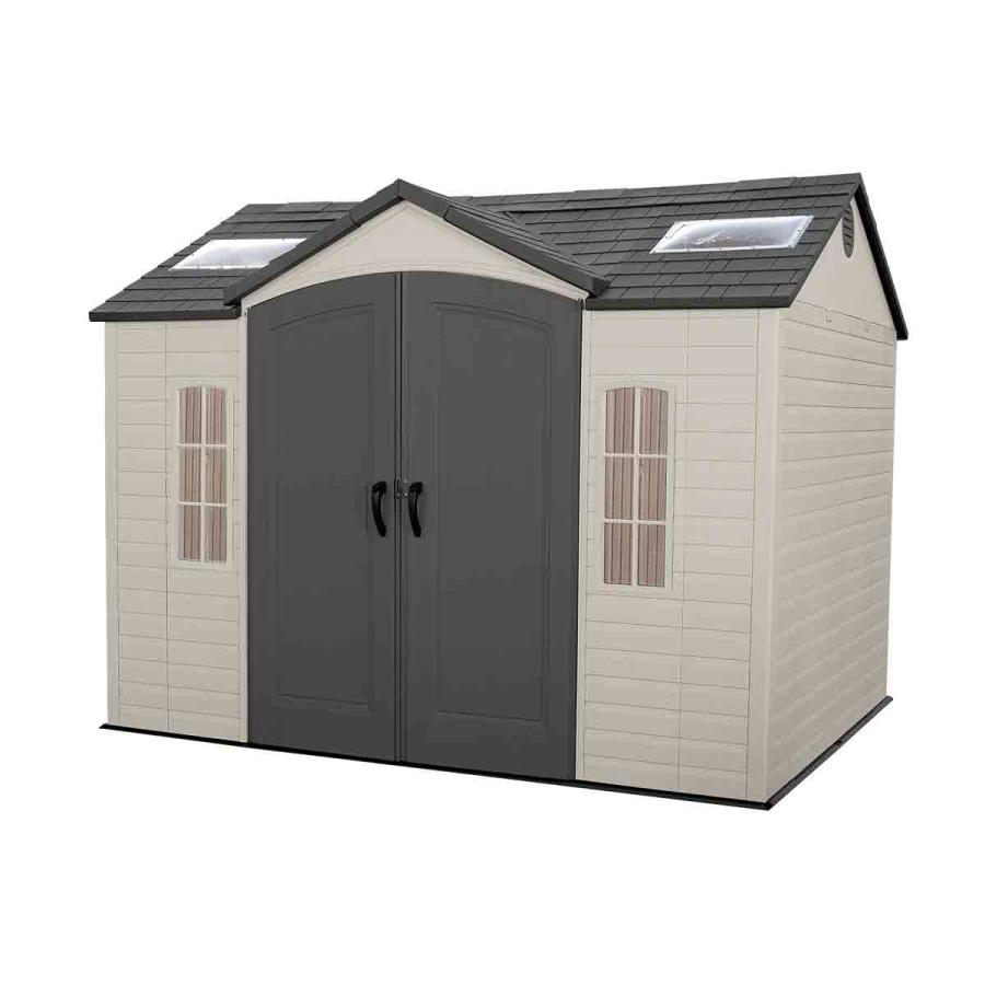 Garden Buildings |  10 Ft. X 8 Ft. Outdoor Storage Shed – Brown/Beige Garden Buildings Brown