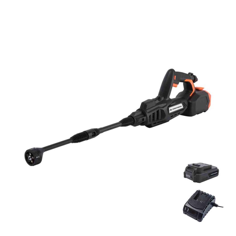 Garden Power Tools |  20V 4Ah Aquajet Cordless Pressure Cleaner Garden Power Tools Black