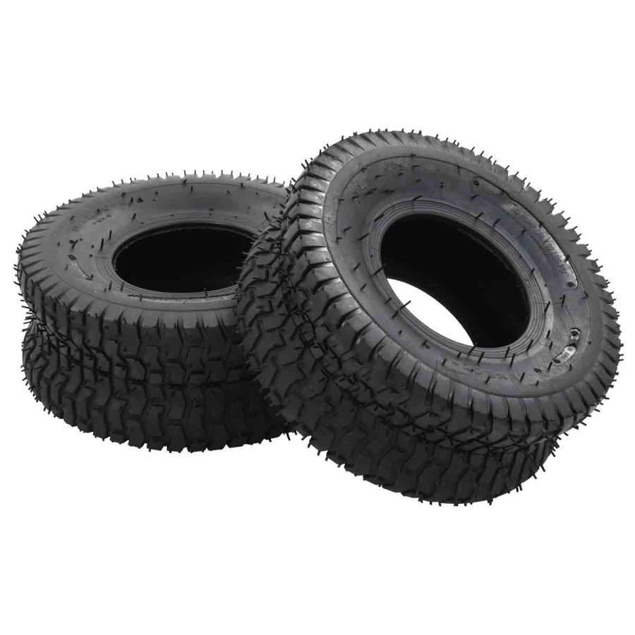 Garden Tools |  4Pc Wheelbarrow Tire And Inner Tube Set 15X6.00-6 Garden Tools Black